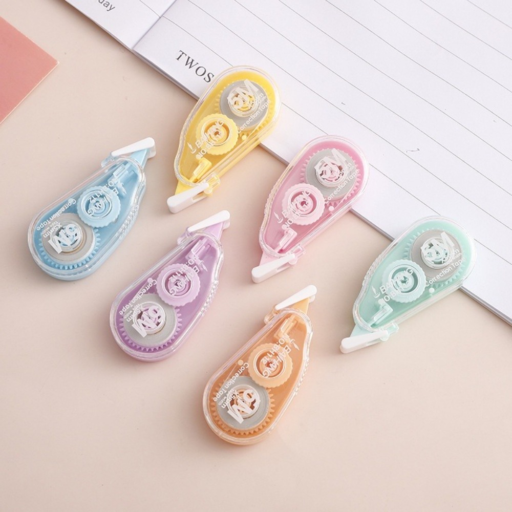 6Pcs/set Bagged Macaron Correc - Correction Tape Roller 评论和价格