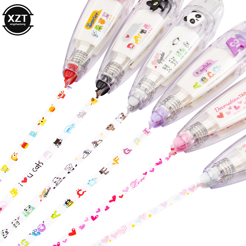 Kids Kawaii Animals Press Type - Correction Tape Roller 评论和价格