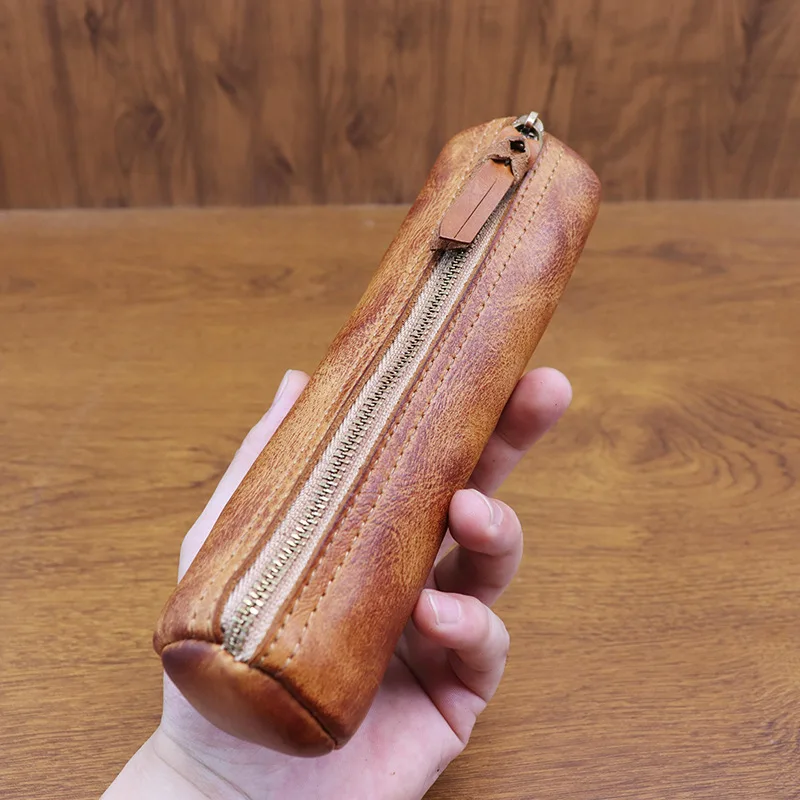 Vegetable Tanned Leather Hand- - Tan Stationery & Office Supply 评论和价格